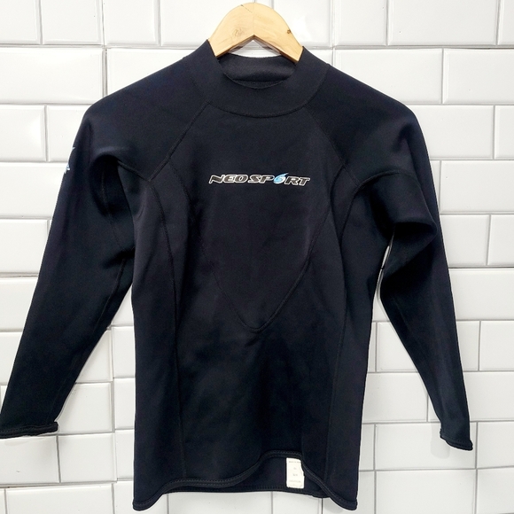 NEOSPORT XSpan 1.5 MMYouth’s Long Sleeve Top Diving Color Black Size 10armp